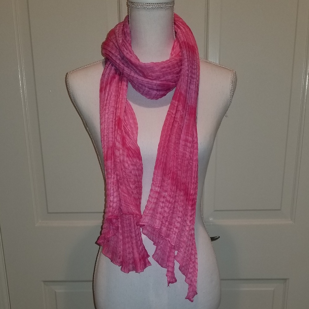 Hot pink Indian scarf from Accessory Street EUC